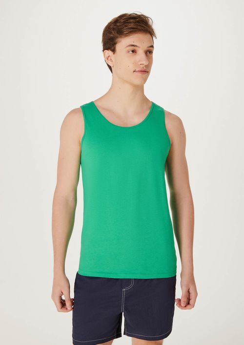 Regata Básica Masculina Slim - Verde