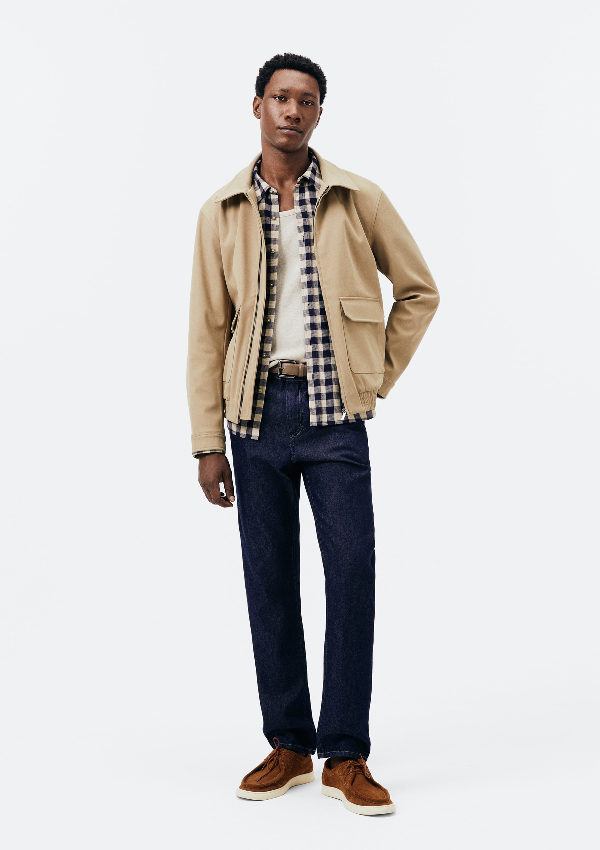 CalçaJeansMasculinaSlim-Azul