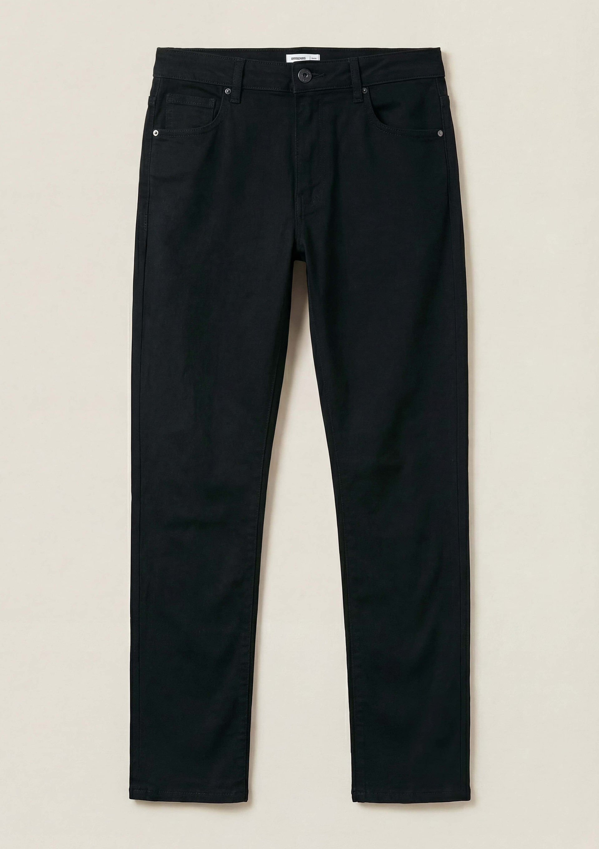 Calça Jeans Feminina Skinny Cintura Média Soft Touch - Preto