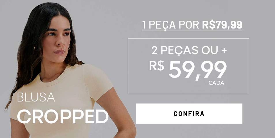 Combo Blusa Cropped